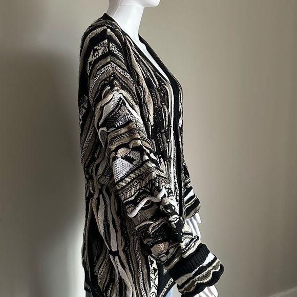 *Pending Coogi *Style Vintage Oversized Cardigan - Picture 6 of 8